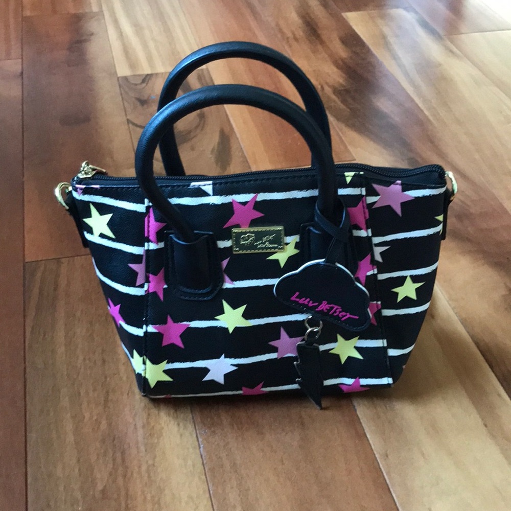 Betsey Johnson Purple Rockstar Satchel